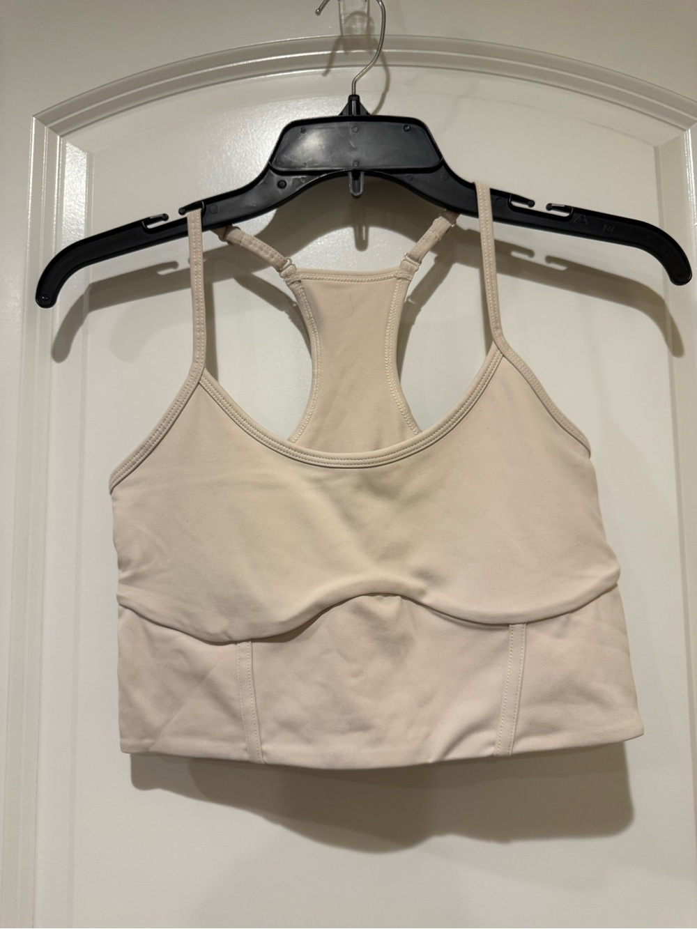 Blogilates Light Beige Racerback Bralette Top